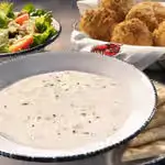 Soup, Salad & Cheddar Bay Biscuits